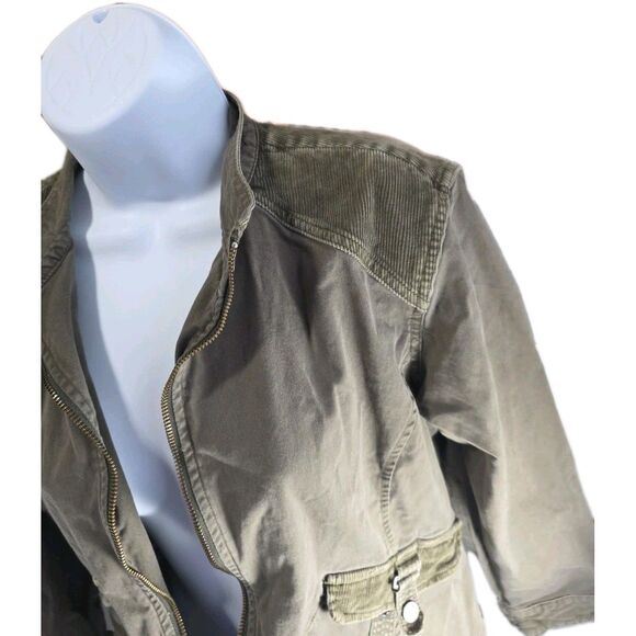 Columbia Sportswear X.C.O. Jacket Small Khaki Women Full Zip Corduroy - Picture 3 of 5